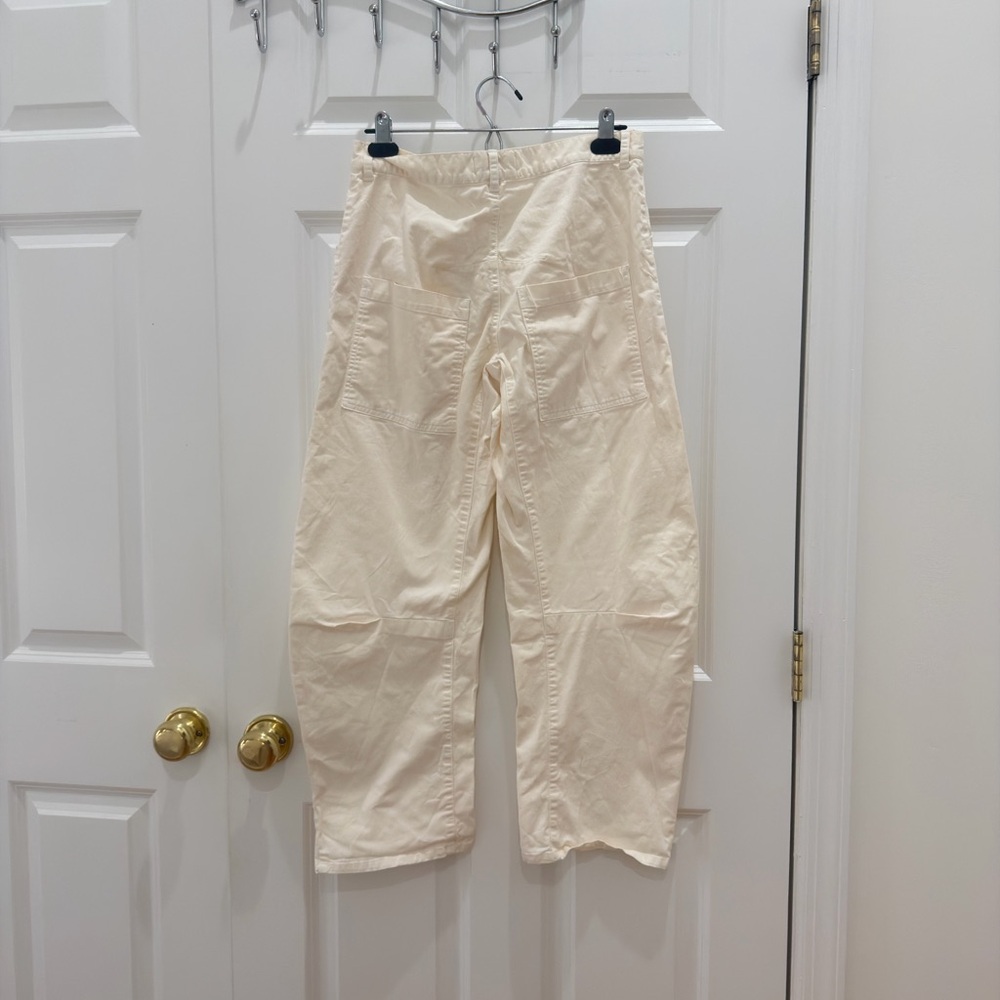 Nili Lotan Cream Shon Barrel Pants - Picture 3 of 3